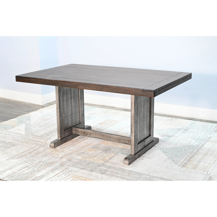 Sunny Designs Rectangular Wood Dining Table Tobacco Leaf and Alpine Grey