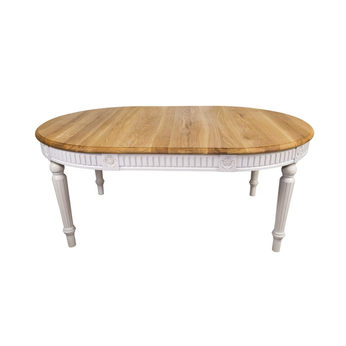 Maxima House Badi Solid Wood Oval Dining Table