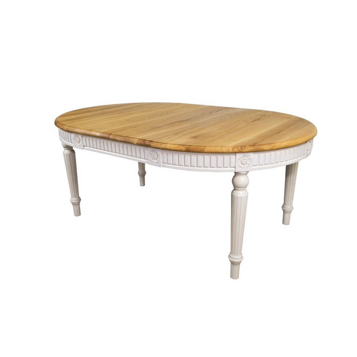 Maxima House Badi Solid Wood Oval Dining Table