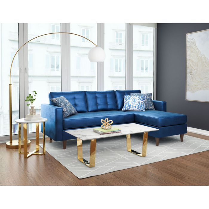 Zuo Atlas Coffee Table White & Gold