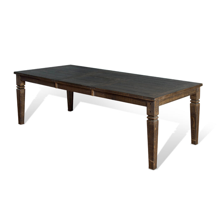 Sunny Designs Extension Dining Table with Butterfly Leaf Tobacco Leaf