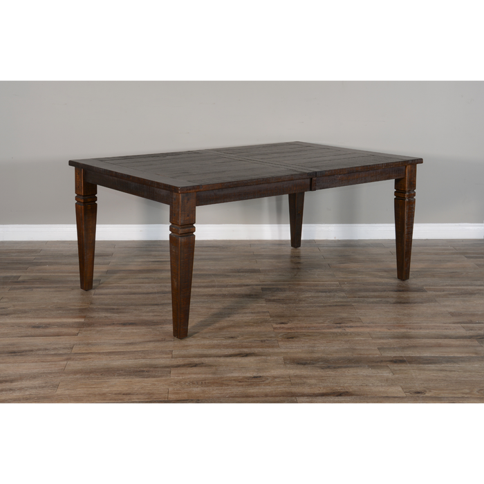 Sunny Designs Extension Dining Table with Butterfly Leaf Tobacco Leaf