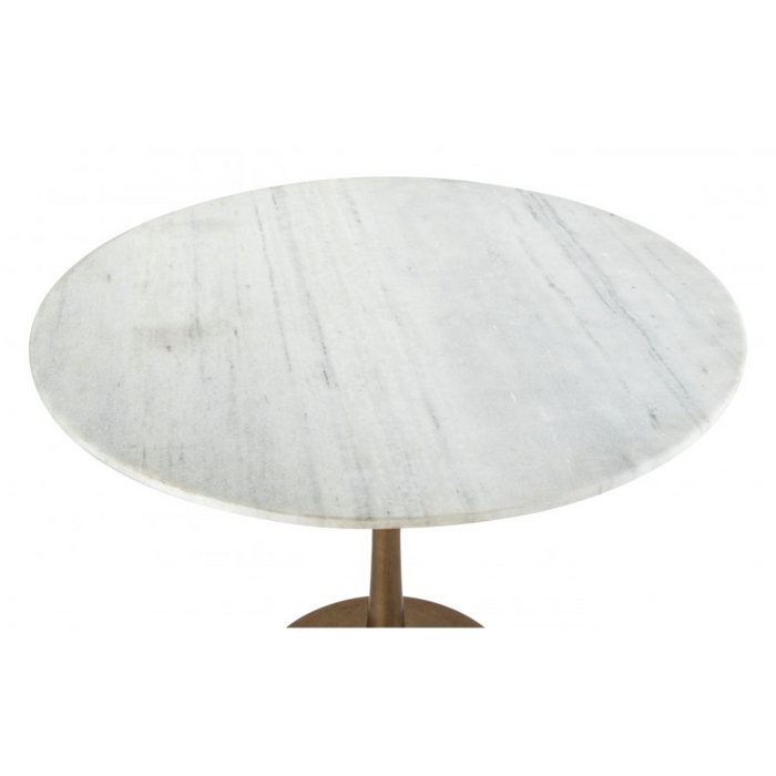 Zuo Fullerton Dining Table White & Gold