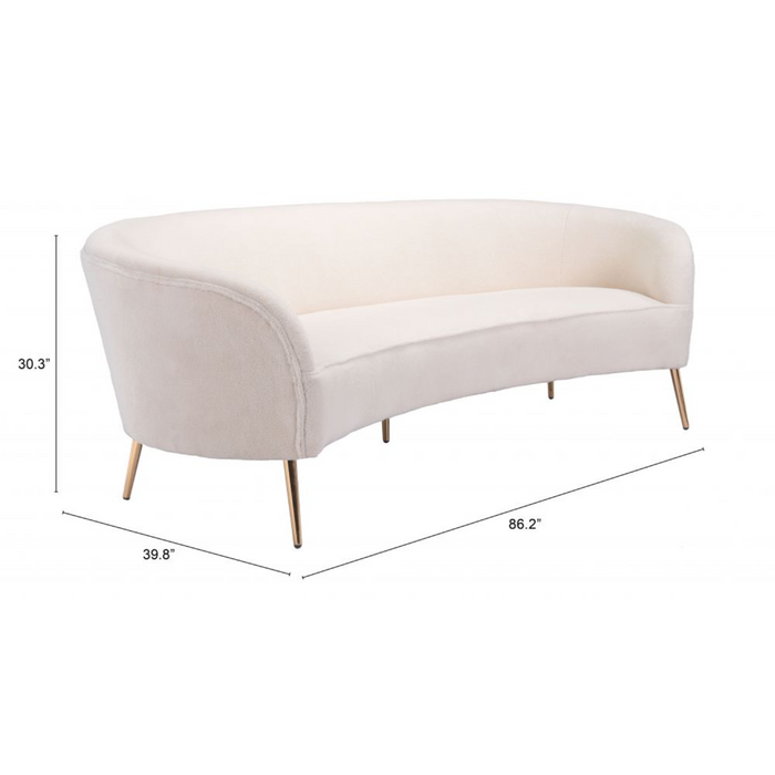 ZUO Luna Sofa Cream