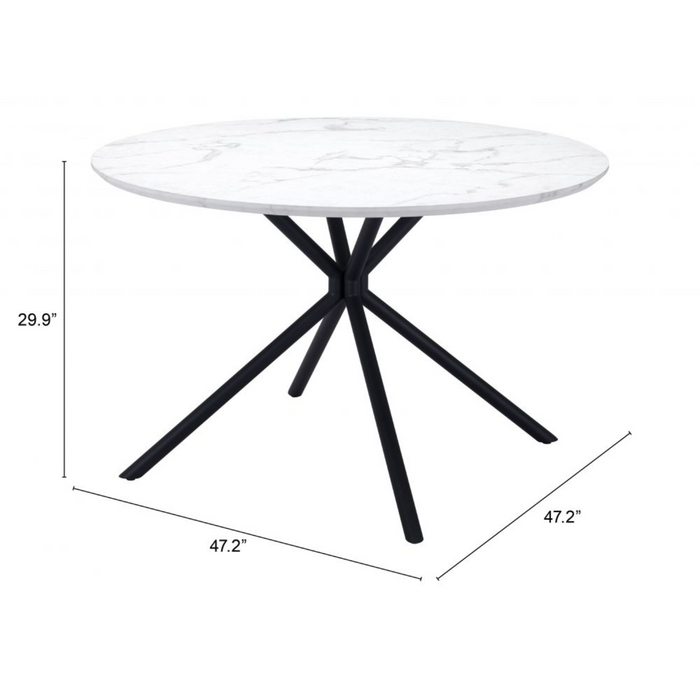 Zuo Amiens Dining Table White