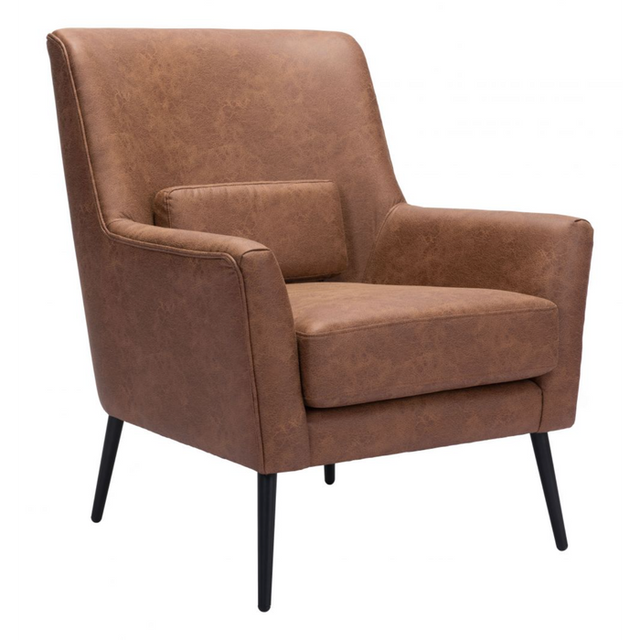 Zuo Ontario Accent Chair Vintage Brown