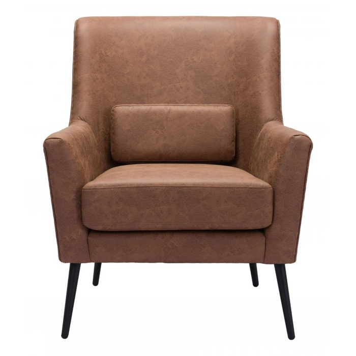 Zuo Ontario Accent Chair Vintage Brown