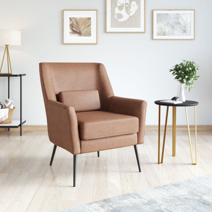 Zuo Ontario Accent Chair Vintage Brown