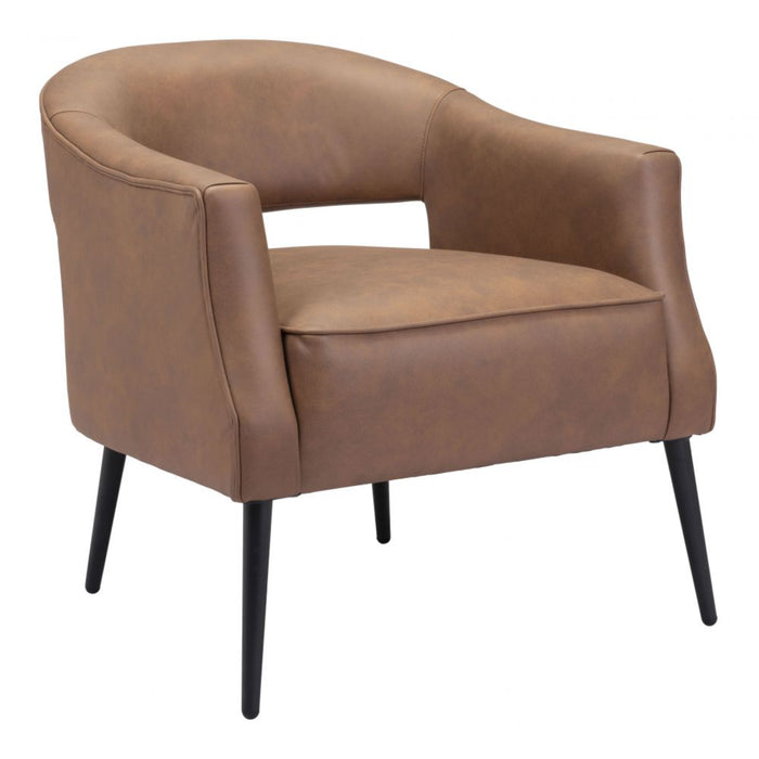 Zuo Berkeley Accent Chair Vintage Brown