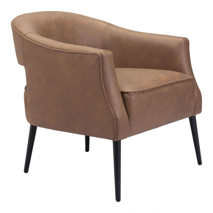 Zuo Berkeley Accent Chair Vintage Brown