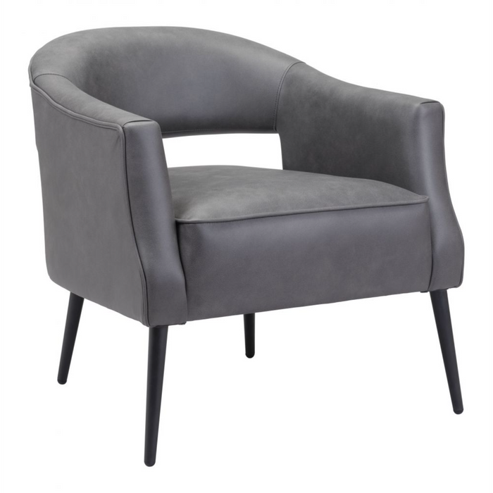 Zuo Berkeley Accent Chair Vintage Gray