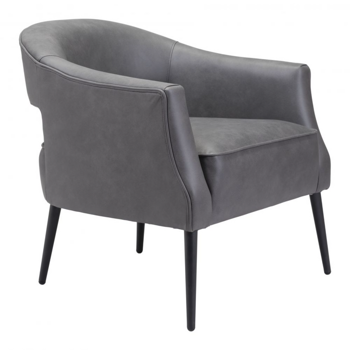 Zuo Berkeley Accent Chair Vintage Gray