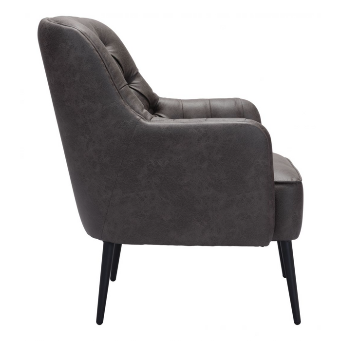 Zuo Tasmania Accent Chair Vintage Black