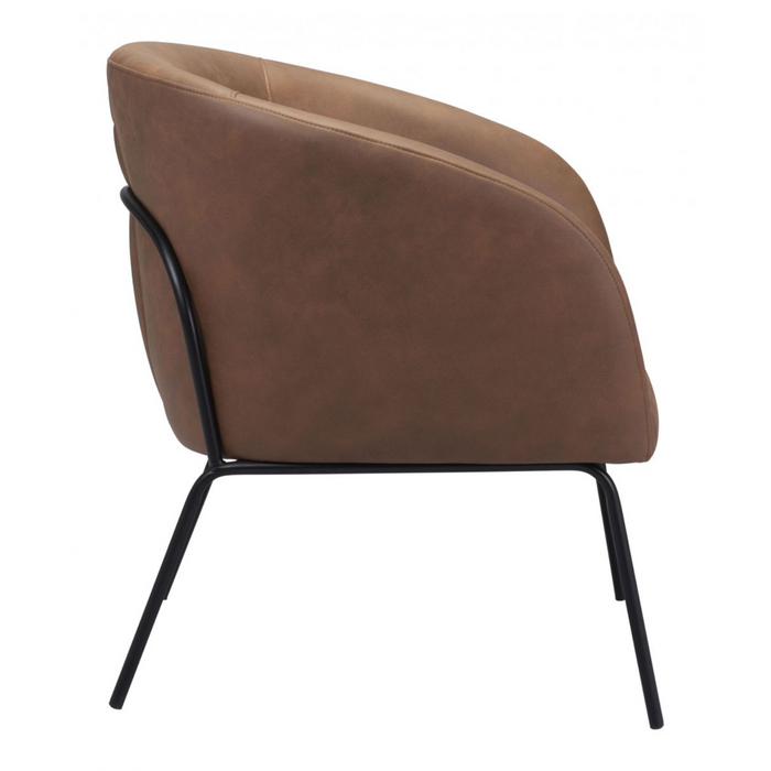 Zuo Quinten Accent Chair Vintage Brown