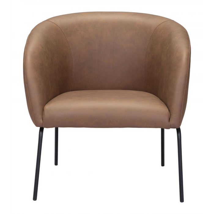 Zuo Quinten Accent Chair Vintage Brown