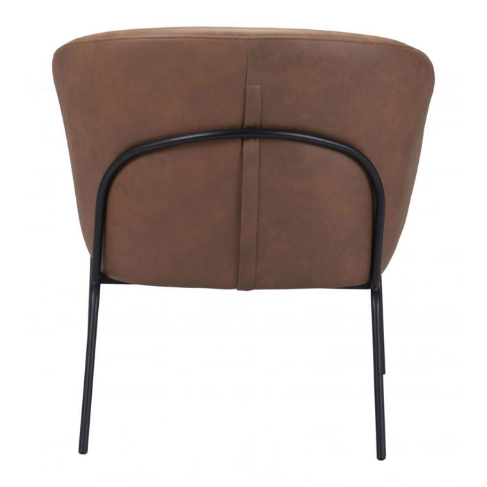 Zuo Quinten Accent Chair Vintage Brown