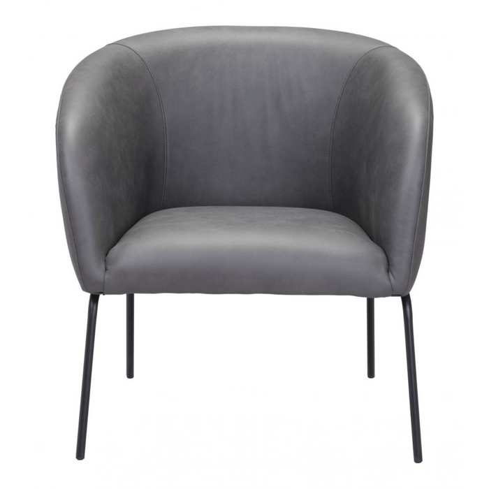 Zuo Quinten Accent Chair Vintage Gray