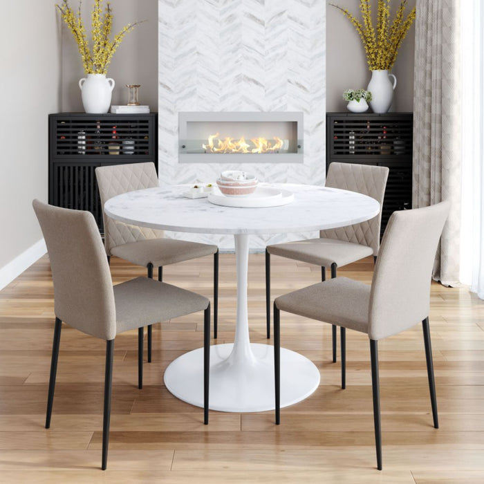 Zuo Phoenix Dining Table White