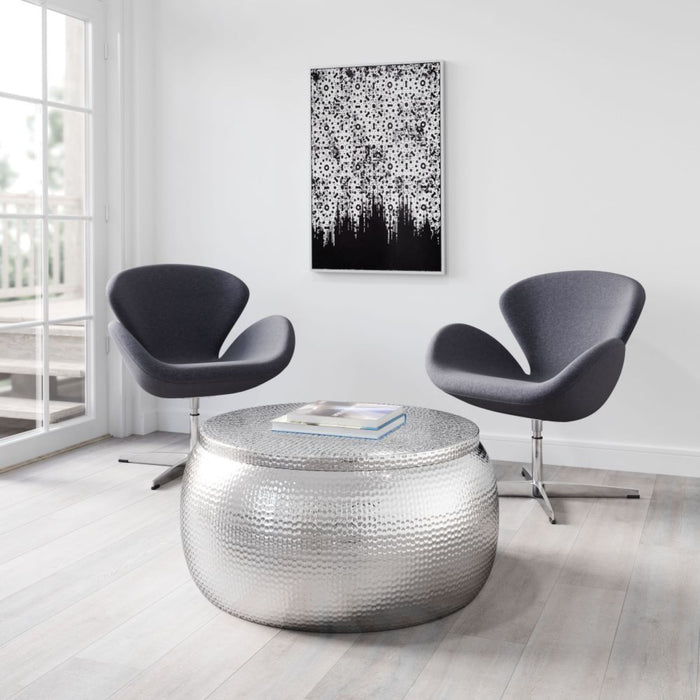 Zuo Solo Coffee Table Silver