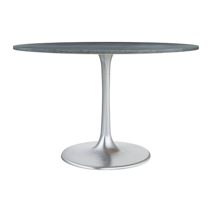 Zuo Metropolis Dining Table Gray & Silver