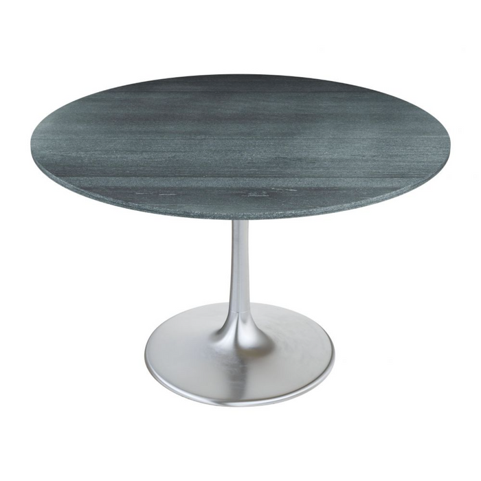 Zuo Metropolis Dining Table Gray & Silver