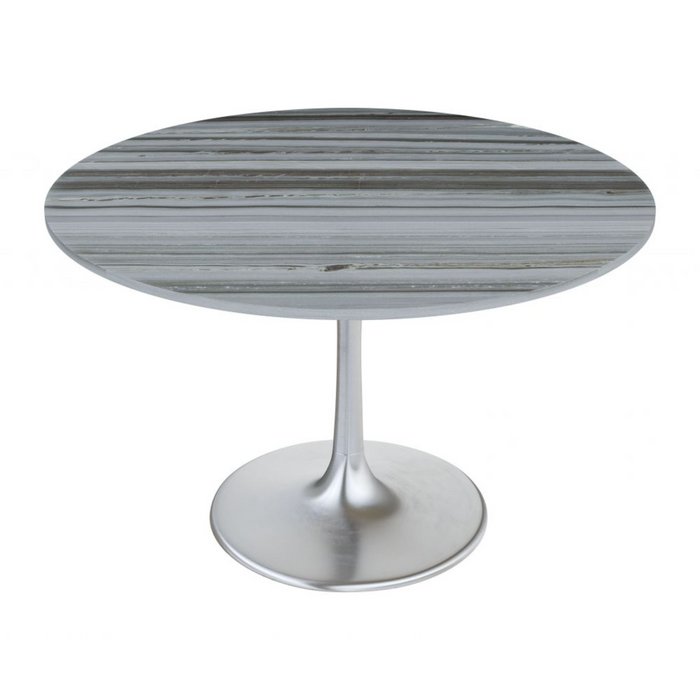 Zuo Star City Dining Table Gray & Silver