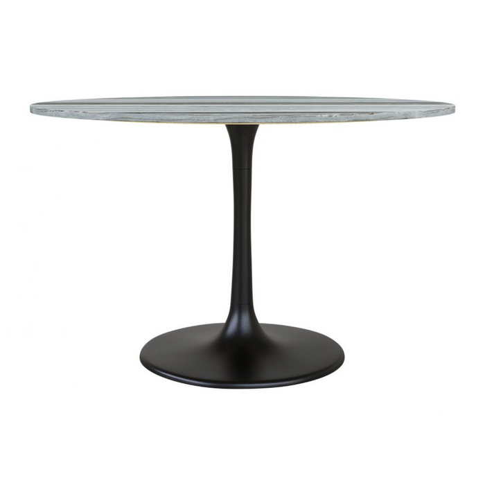 Zuo Central City Dining Table Gray & Black