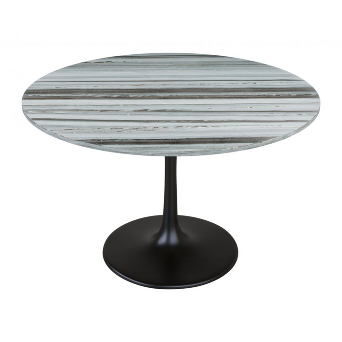 Zuo Central City Dining Table Gray & Black