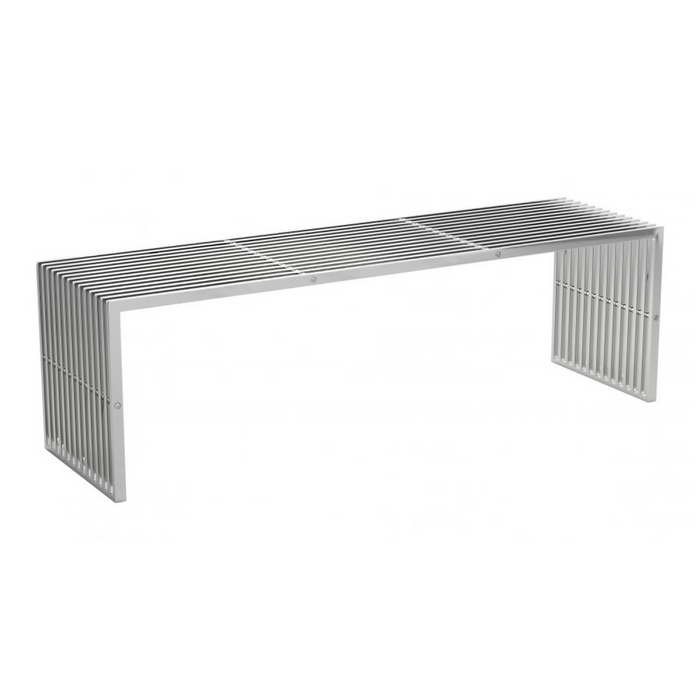 Zuo Tania Bench Silver