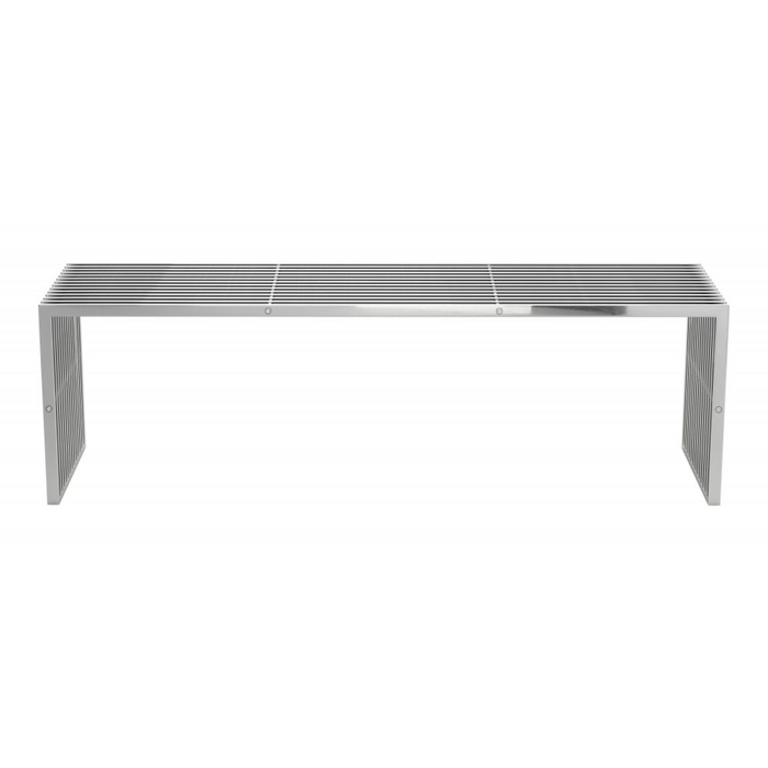 Zuo Tania Bench Silver