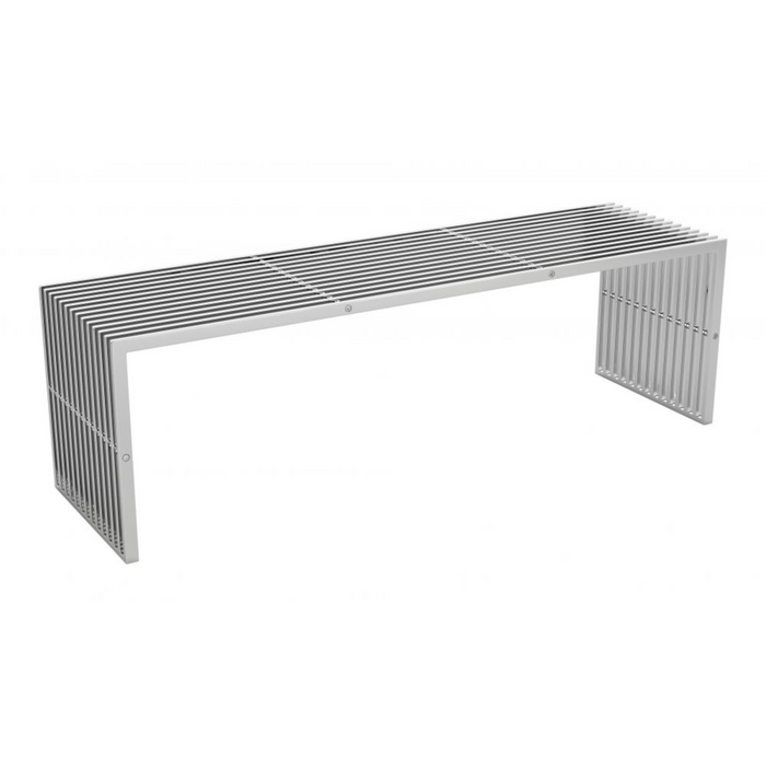 Zuo Tania Bench Silver