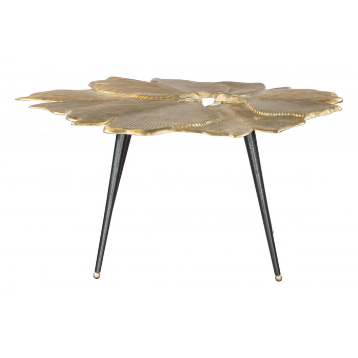 Zuo Gingko Coffee Table Antique Brass