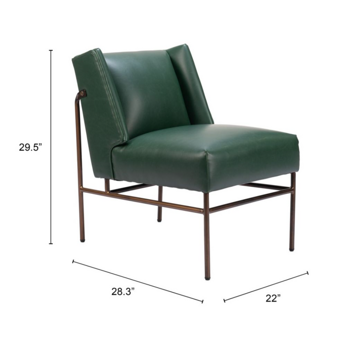 Zuo Atlanta Accent Chair Green