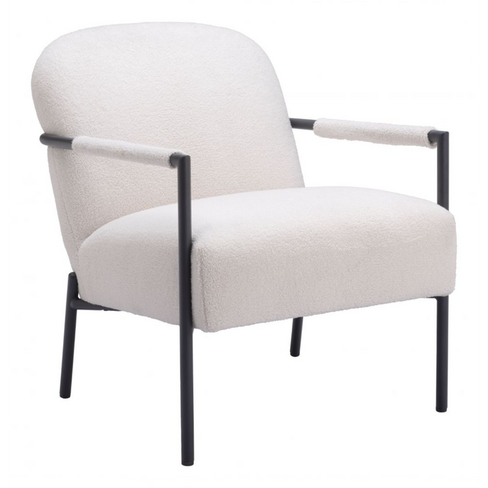 Zuo Chicago Accent Chair Ivory