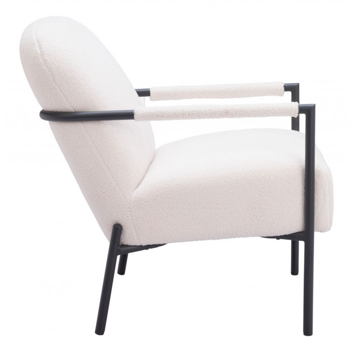 Zuo Chicago Accent Chair Ivory