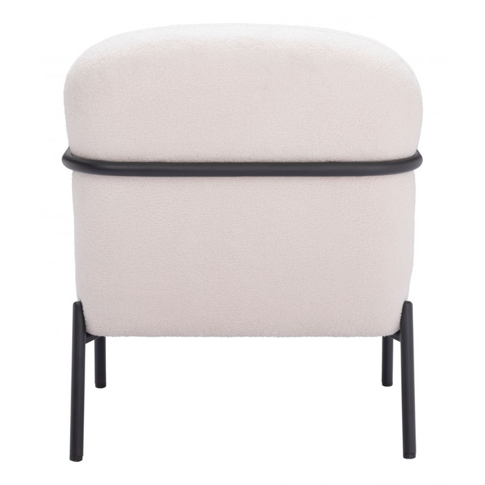 Zuo Chicago Accent Chair Ivory