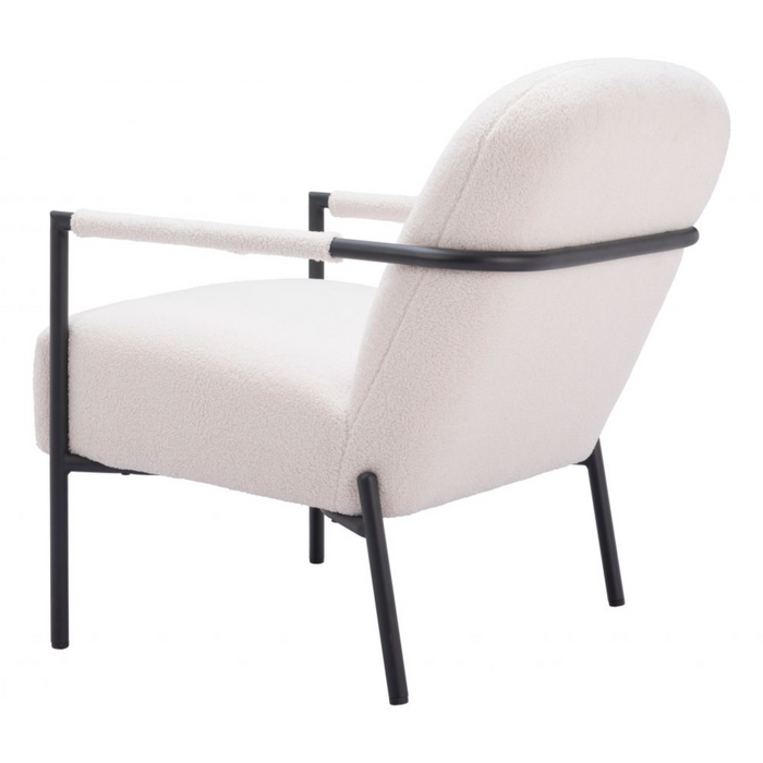 Zuo Chicago Accent Chair Ivory