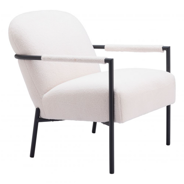 Zuo Chicago Accent Chair Ivory