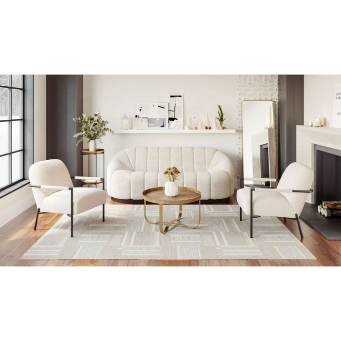 Zuo Chicago Accent Chair Ivory