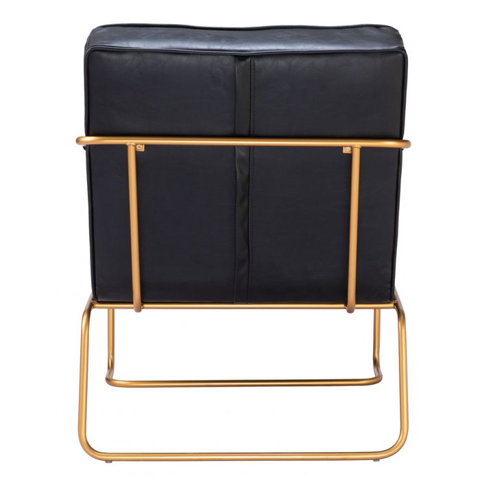 Zuo Dallas Accent Chair Vintage Black