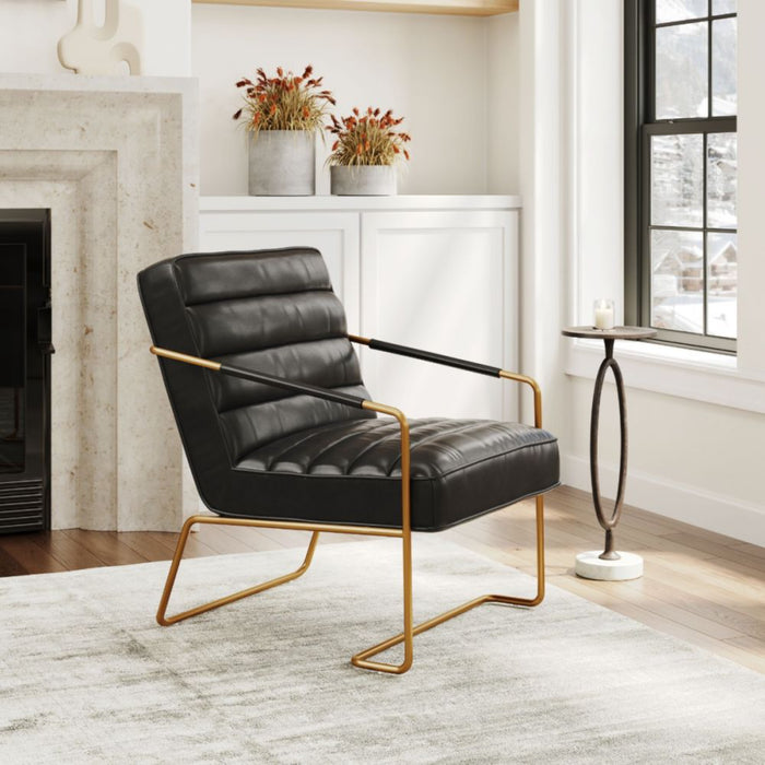 Zuo Dallas Accent Chair Vintage Black