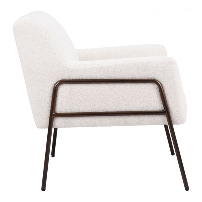 Zuo Charleston Accent Chair Cream