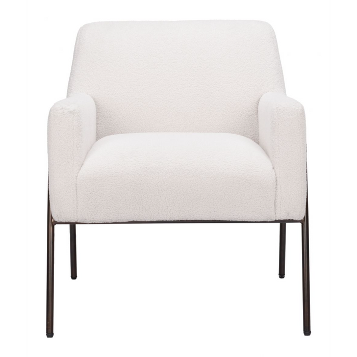 Zuo Charleston Accent Chair Cream