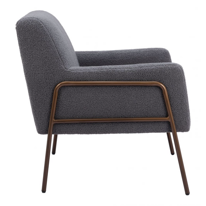 Zuo Charleston Accent Chair Gray