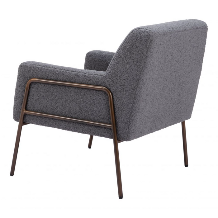 Zuo Charleston Accent Chair Gray