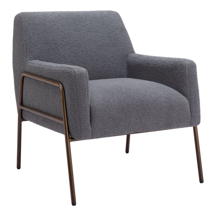 Zuo Charleston Accent Chair Gray