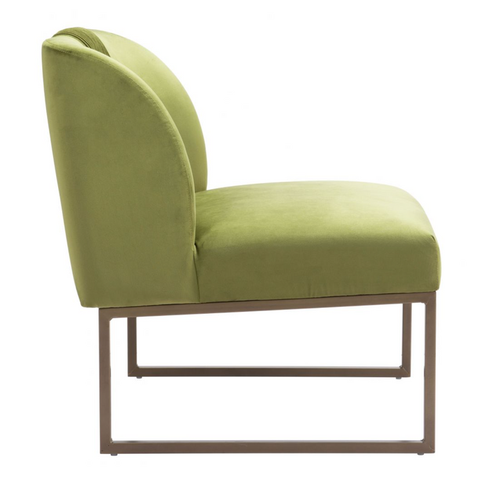 Zuo Sante Fe Accent Chair Olive Green