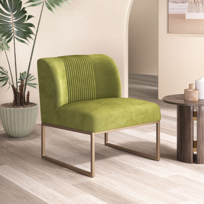 Zuo Sante Fe Accent Chair Olive Green