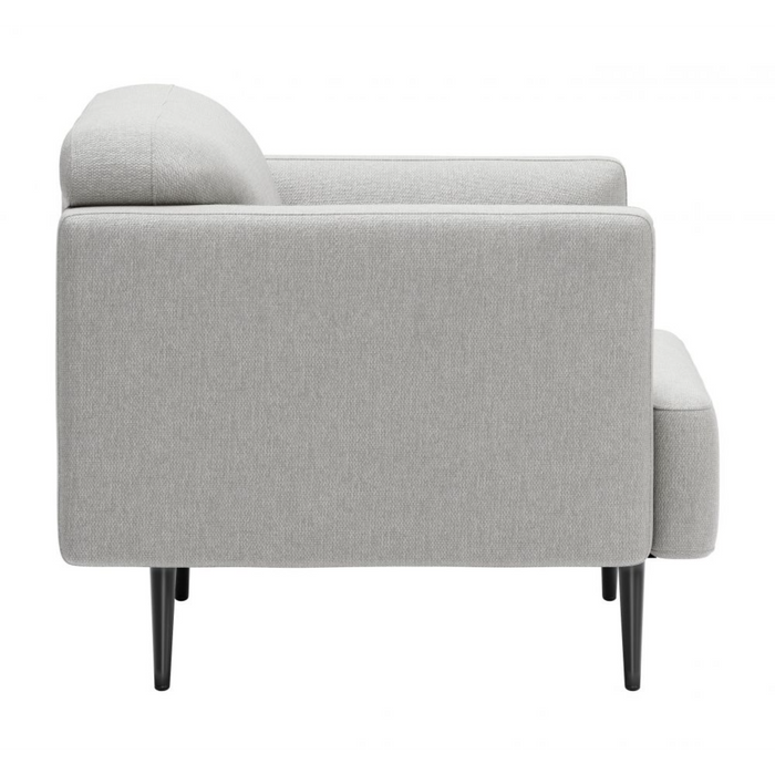 Zuo Amsterdam Armchair Light Gray