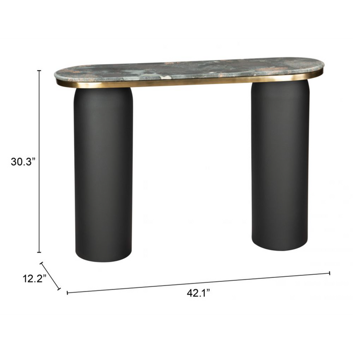 Zuo Luxor Console Table Multicolor